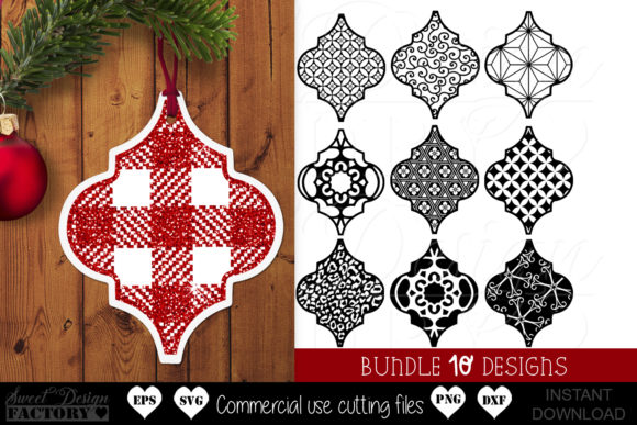 Arabesque Tile Graphics for Crafts
