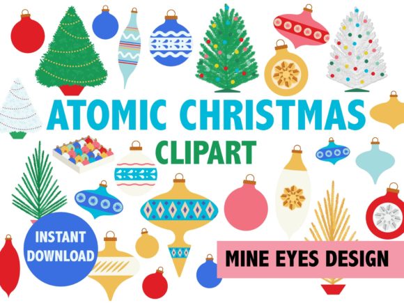 Atomic Christmas Clipart