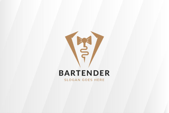 Bartender Logo Gold Graphics