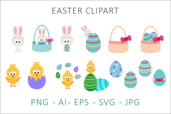 Easter Bunny Graphics for Creative Sellers