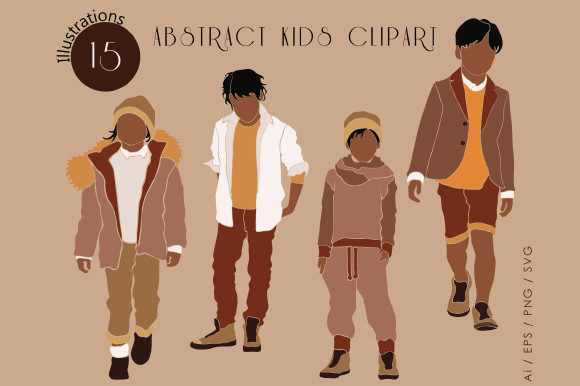 Kids Silhouette Pictures