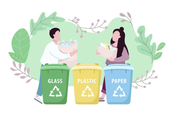 Waste Management Graphics for Eco Friendly Content